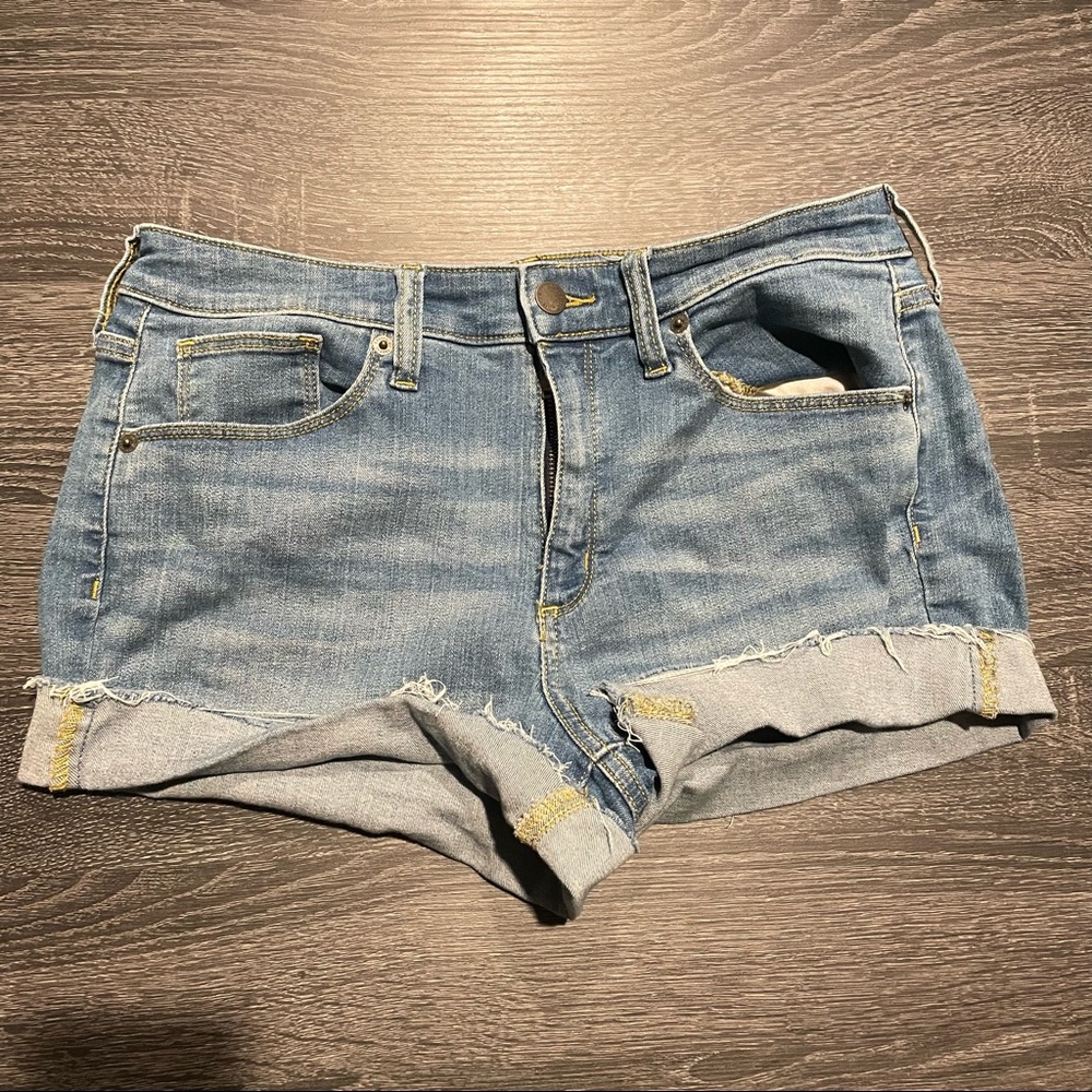 Universal Thread high rise rolled cutoff jean shorts